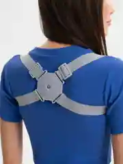 Серый умный корректор для осанки, с датчиком наклона, с зумером
