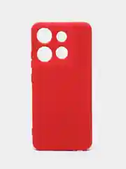 Багровый чехол для Infinix Smart 7 (Инфиникс Смарт 7), Silicone Case