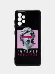 Золотой силиконовый чехол для Samsung Galaxy A52 / A52S, с принтом, с рисунком, Самсунг А52 А52С