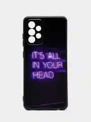 Серый силиконовый чехол для Samsung Galaxy A52 / A52S, с принтом, с рисунком, Самсунг А52 А52С