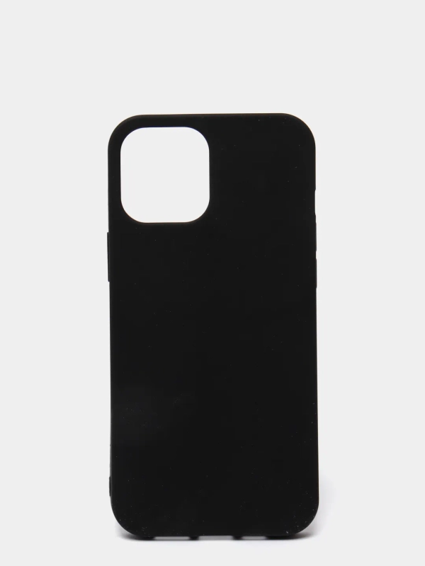 Силиконовый чёрный матовый чехол для iPhone 5 5S SE, 6 6S, 7 8 Plus, X XS XR 11 Pro Max