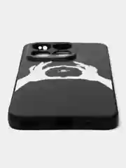 Пастельно-коралловый силиконовый чехол для HONOR X8a (Хонор Х8А), с принтом, с рисунком