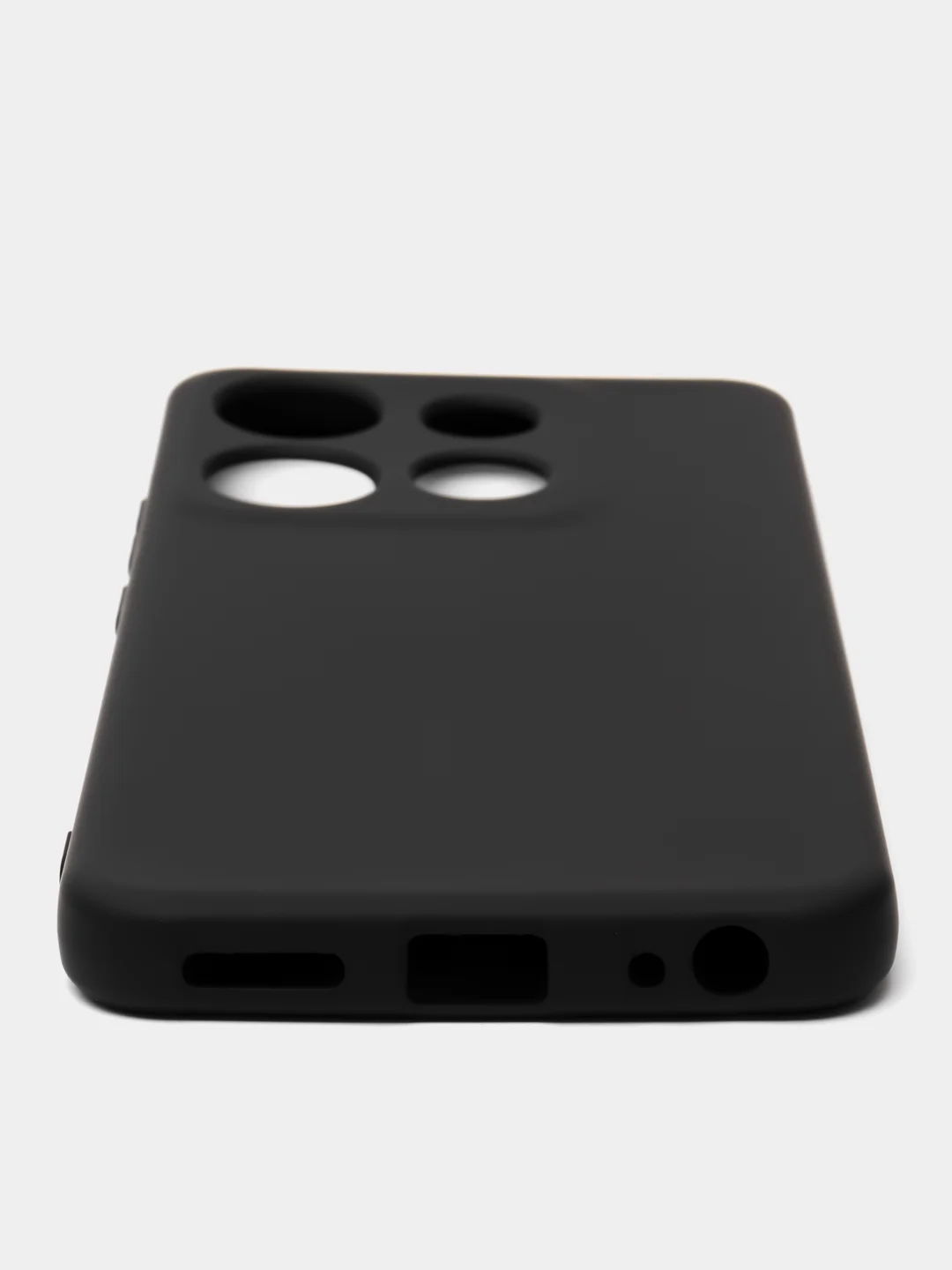 Черный чехол для Infinix Smart 7 (Инфиникс Смарт 7), Silicone Case
