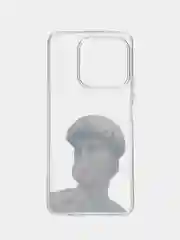 Алый силиконовый чехол для HONOR X8a (Хонор Х8А), с принтом, с рисунком