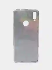 Пурпурный силиконовый чехол на Xiaomi Redmi Note 7 / Сяоми Редми Нот 7 прозрачный, с рисунком