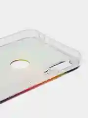 Пурпурный силиконовый чехол на Xiaomi Redmi Note 7 / Сяоми Редми Нот 7 прозрачный, с рисунком