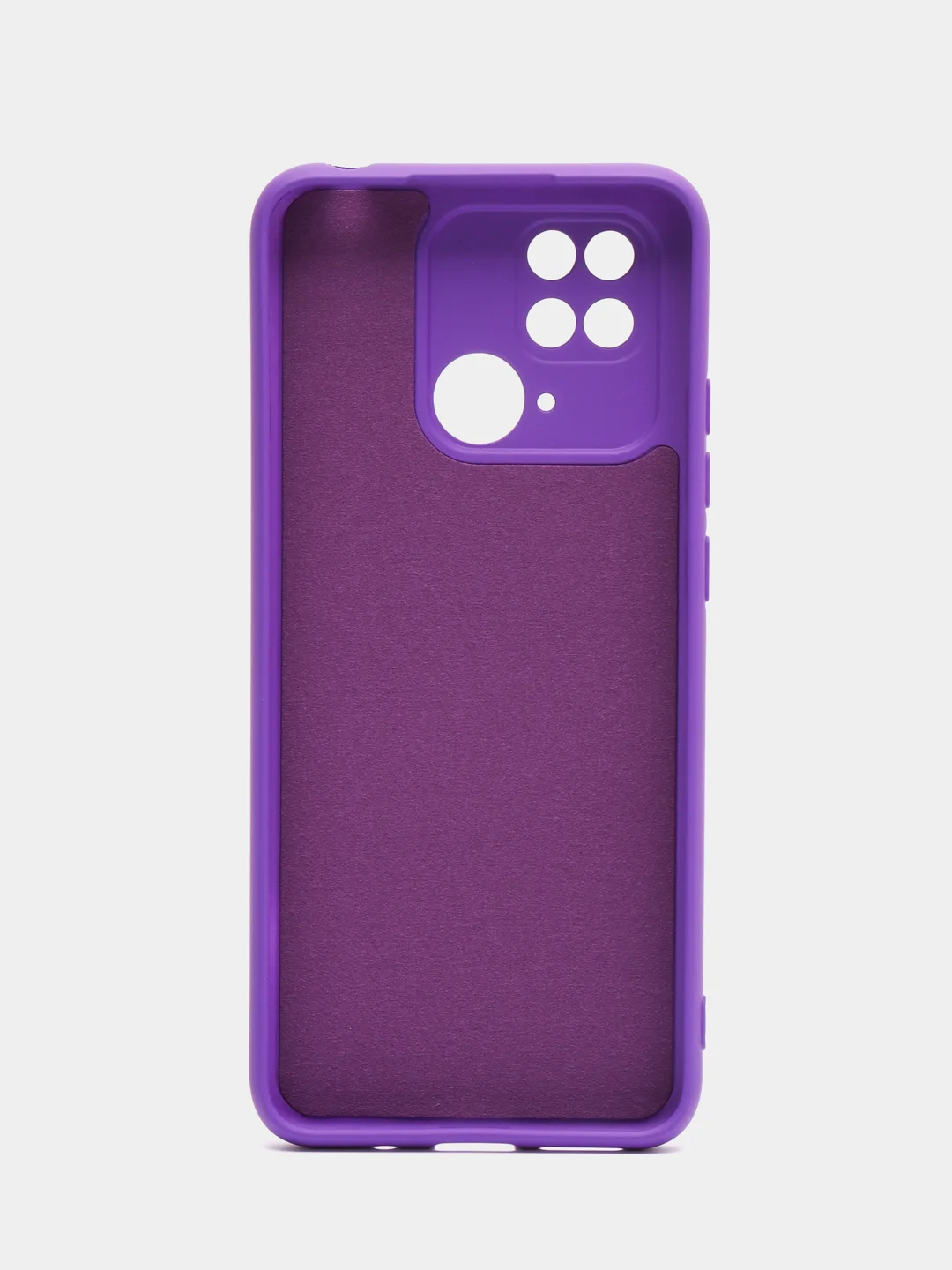 Фиолетовый чехол для Xiaomi Redmi 10C / Poco C40 (Сяоми Редми 10С / Поко С40), с мягкой подкладкой
