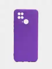 Фиолетовый чехол для Xiaomi Redmi 10C / Poco C40 (Сяоми Редми 10С / Поко С40), с мягкой подкладкой
