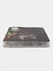 Медный чехол на Tecno Spark 9 Pro / Текно Спарк 9 Про прозрачный, с рисунком, защита камеры