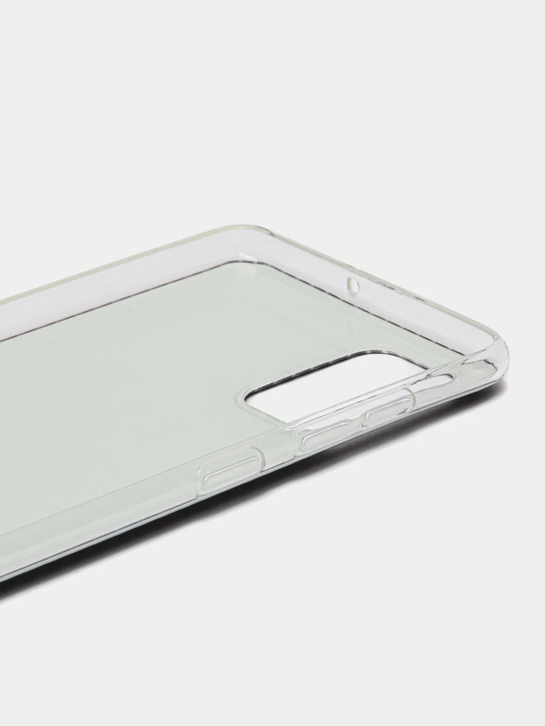 Хаки чехол на Samsung Galaxy A71 4G / Самсунг А71 4G прозрачный, с рисунком, защита камеры