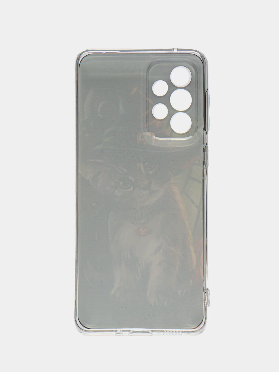Медный чехол на Samsung Galaxy A33 5G / Галакси А33 5G прозрачный, с рисунком, защита камеры