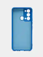 Синий чехол для Itel Vision 3 (Ител Вижен 3), c мягкой подкладкой