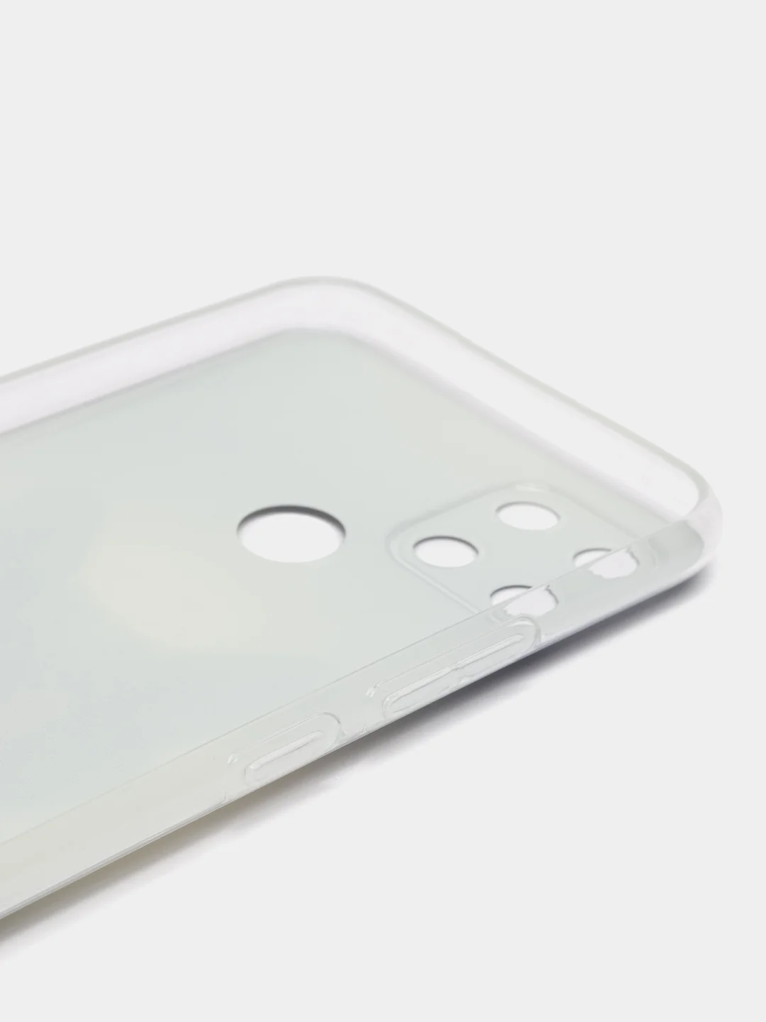 Синий меланж силиконовый чехол на Oppo Realme C21Y/C25Y / Оппо Реалми C21Y/C25Y прозрачный, с рисунком