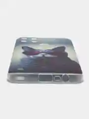 Синий меланж силиконовый чехол на Oppo Realme C21Y/C25Y / Оппо Реалми C21Y/C25Y прозрачный, с рисунком