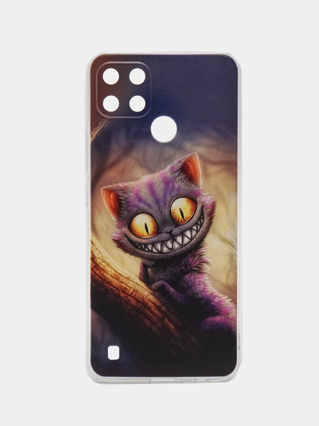 Индиго силиконовый чехол на Oppo Realme C21Y/C25Y / Оппо Реалми C21Y/C25Y прозрачный, с рисунком