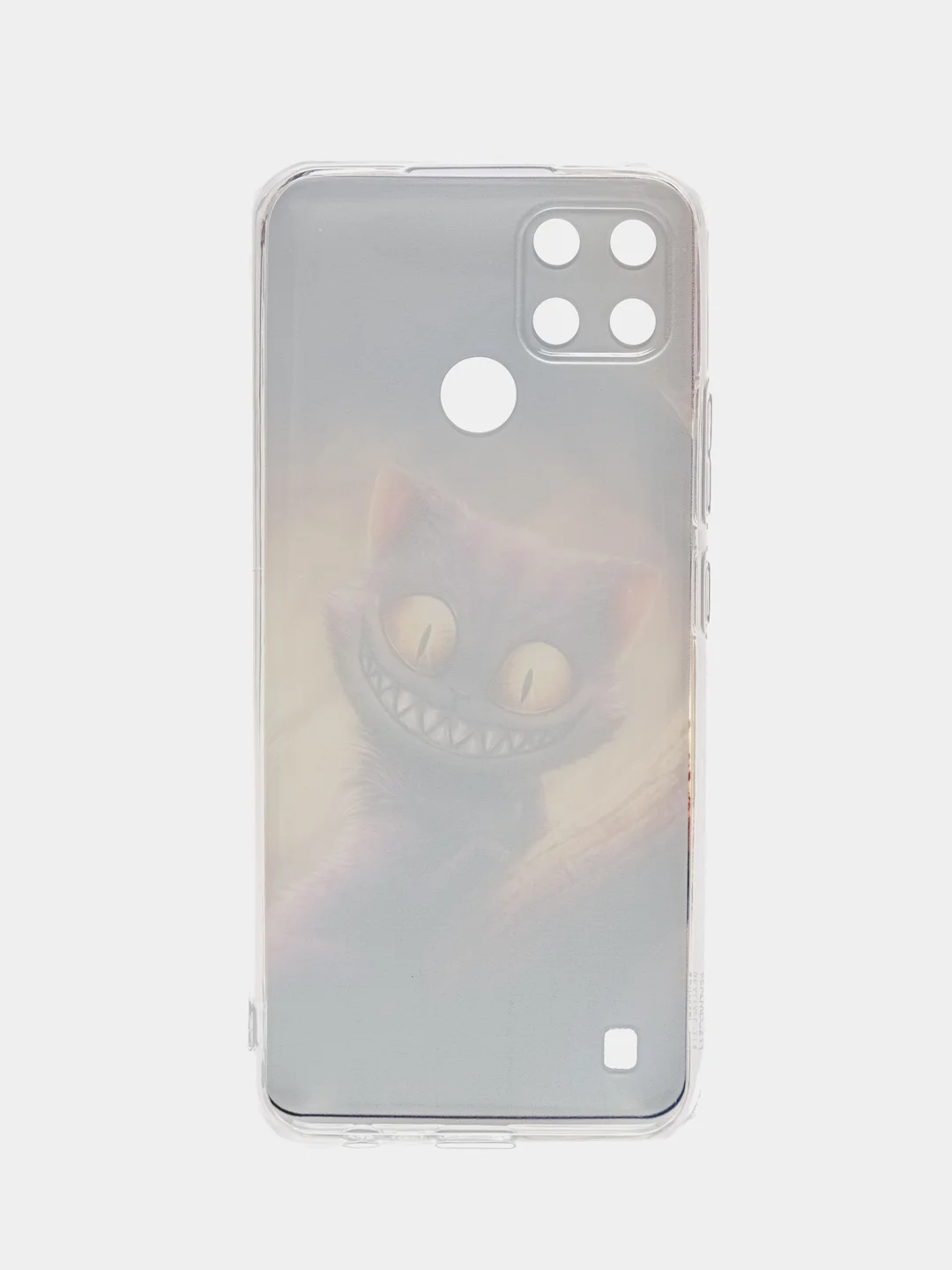 Индиго силиконовый чехол на Oppo Realme C21Y/C25Y / Оппо Реалми C21Y/C25Y прозрачный, с рисунком