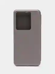 Серый чехол-книжка для Infinix NOTE 30 4G (Инфиникс Нот 30 4 Джи)