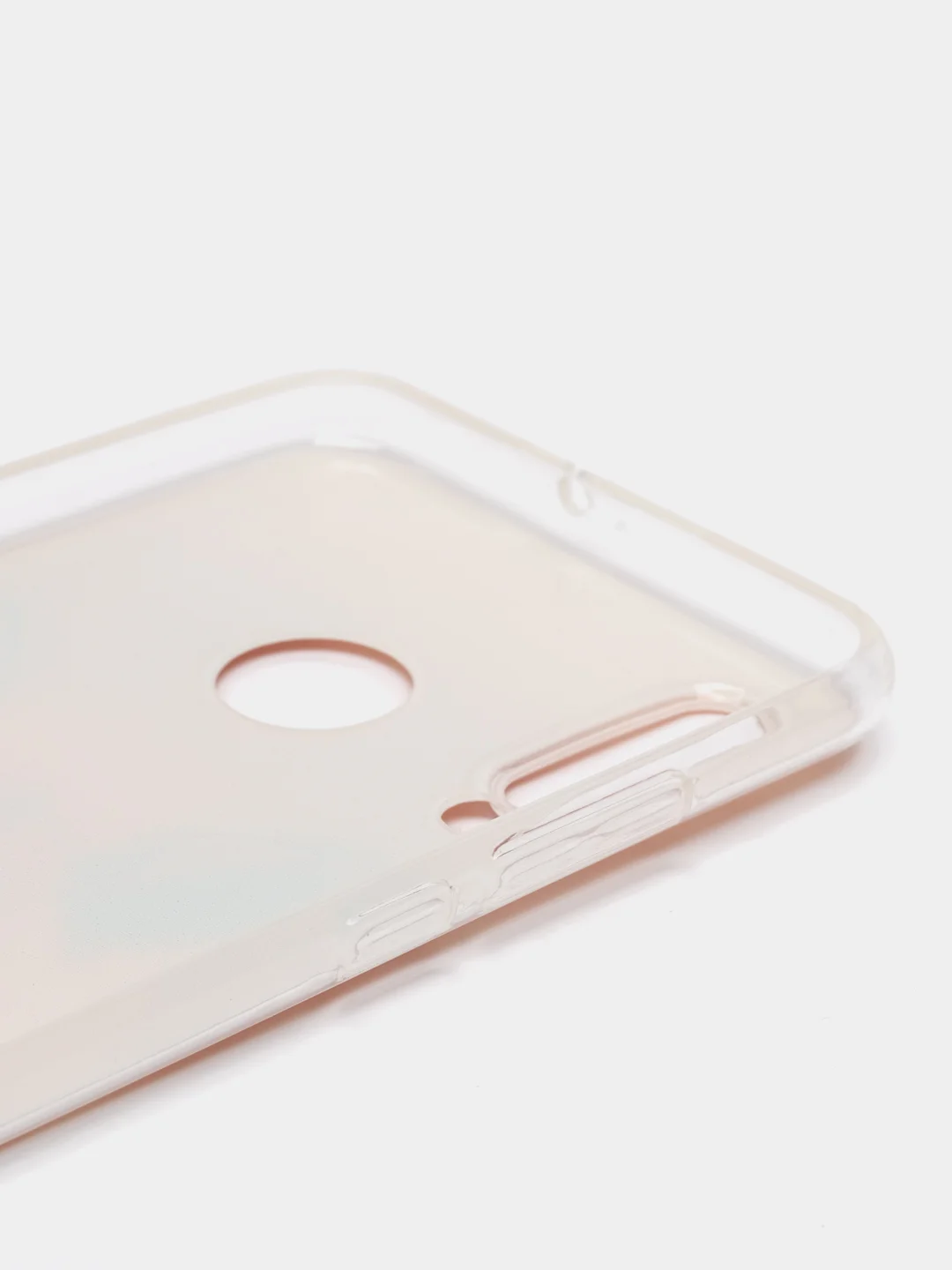 Оранжевый чехол на Huawei P30 Lite/Honor 20S/20 Lite 2020 / Хонор 20 Lite прозрачный, с рисунком