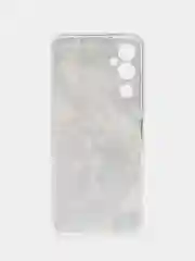 Серый металлик чехол на Tecno Pova Neo 2 / Текно Пова Нео 2 прозрачный, с рисунком, защита камеры