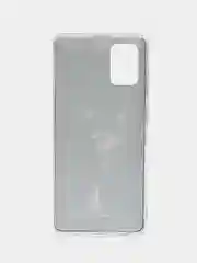 Серый меланж чехол на Samsung Galaxy A71 4G / Самсунг А71 4G прозрачный, с рисунком, защита камеры
