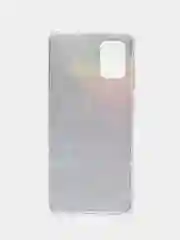 Пурпурный чехол на Samsung Galaxy A71 4G / Самсунг А71 4G прозрачный, с рисунком, защита камеры