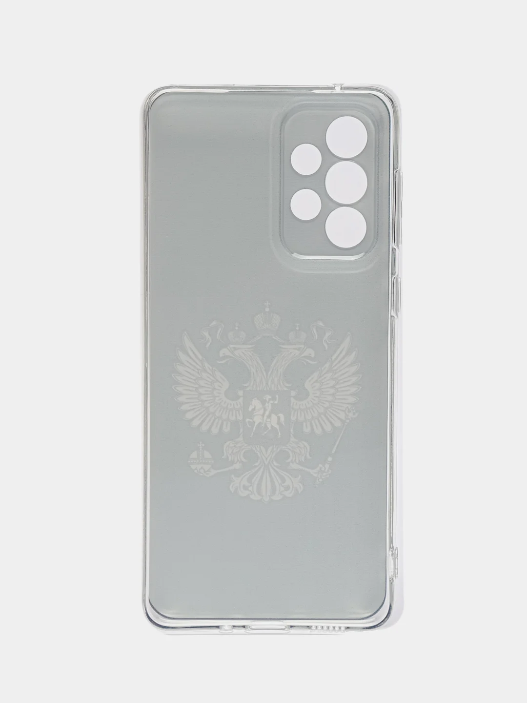 Приглушённый хаки чехол на Samsung Galaxy A33 5G / Галакси А33 5G прозрачный, с рисунком, защита камеры