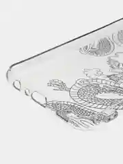 Пудровый чехол силиконовый на Samsung Galaxy A23 / Самсунг А23 прозрачный с рисунком, защита камеры