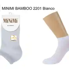 Белый носки MiNiMi женские BAMBOO 2201, бамбук, с удобной резинкой