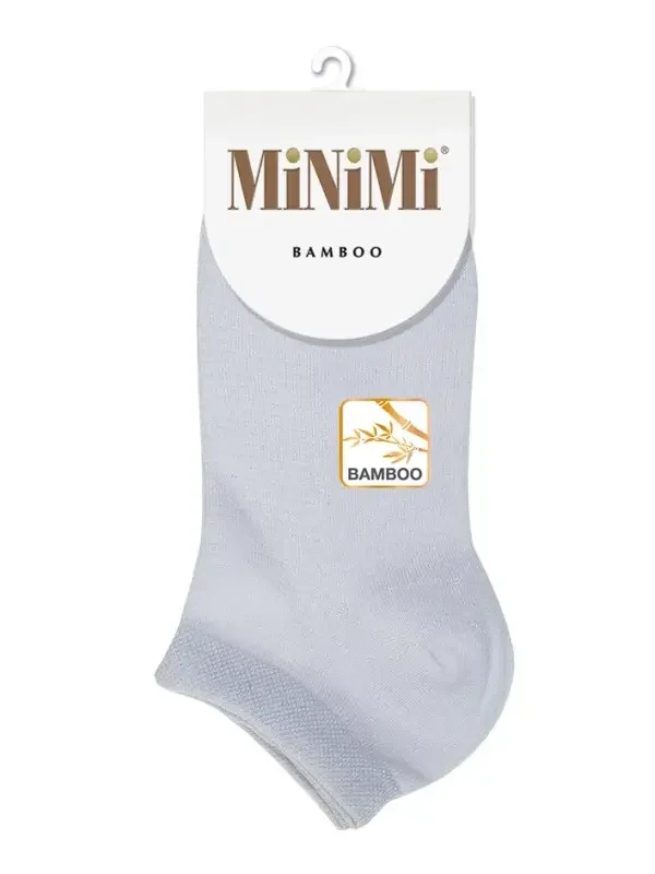 Белый носки MiNiMi женские BAMBOO 2201, бамбук, с удобной резинкой