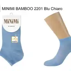 Голубой носки MiNiMi женские BAMBOO 2201, бамбук, с удобной резинкой