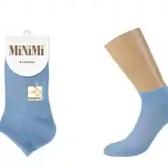 Голубой носки MiNiMi женские BAMBOO 2201, бамбук, с удобной резинкой