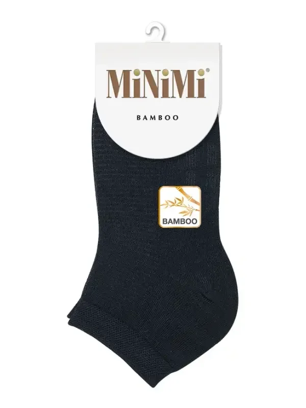Черный носки MiNiMi женские BAMBOO 2201, бамбук, с удобной резинкой