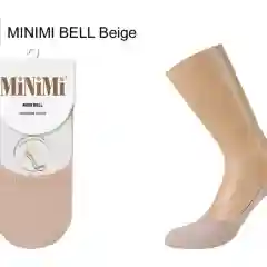 Бежевый подследники MiNiMi женские BELL, следки, летние, хлопок