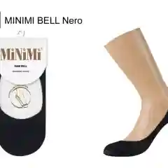 Черный подследники MiNiMi женские BELL, следки, летние, хлопок