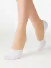 Белый подследники MiNiMi женские BELL, следки, летние, хлопок