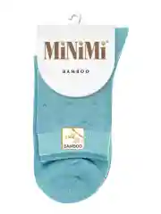 Голубой носки MiNiMi женские BAMBOO 2202, высокие, с удобной резинкой