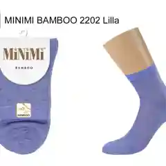 Фиолетовый носки MiNiMi женские BAMBOO 2202, высокие, с удобной резинкой