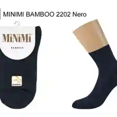 Черный носки MiNiMi женские BAMBOO 2202, высокие, с удобной резинкой