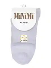 Белый носки MiNiMi женские BAMBOO 2202, высокие, с удобной резинкой