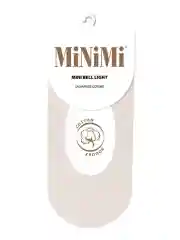 Бежевый подследники MiNiMi женские BELL LIGHT, тонкие, легкие, из хлопка