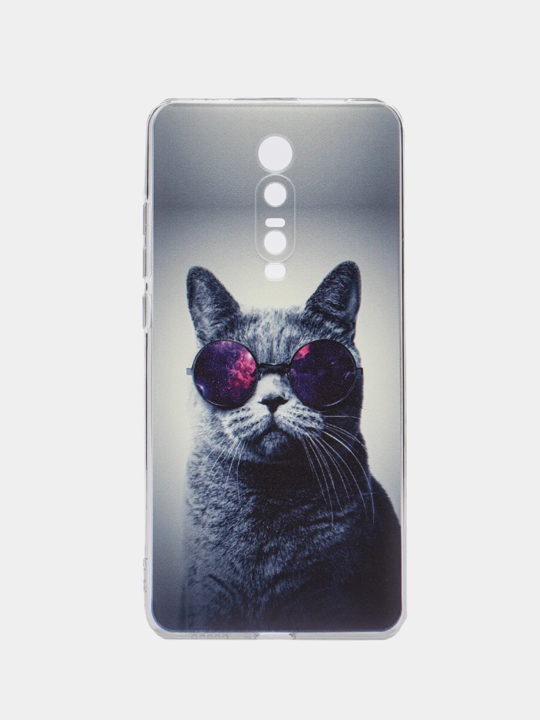 Синий меланж чехол на Xiaomi Redmi K20/K20 Pro/Mi 9T/Mi 9T Pro / Сяоми Редми К20 прозрачный, с рисунком