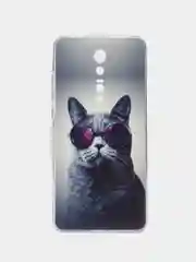 Синий меланж чехол на Xiaomi Redmi K20/K20 Pro/Mi 9T/Mi 9T Pro / Сяоми Редми К20 прозрачный, с рисунком