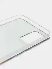 Коричневый чехол на Samsung Galaxy A71 4G / Самсунг А71 4G прозрачный, с рисунком, защита камеры