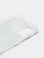 Синий меланж чехол на Samsung Galaxy A71 4G / Самсунг А71 4G прозрачный, с рисунком, защита камеры