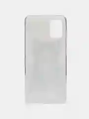 Молочный чехол на Samsung Galaxy A71 4G / Самсунг А71 4G прозрачный, с рисунком, защита камеры