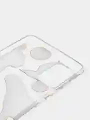 Терракотовый чехол на Samsung Galaxy A71 4G / Самсунг А71 4G прозрачный, с рисунком, защита камеры