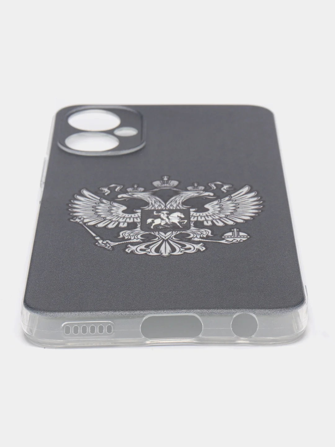 Приглушённый хаки чехол на Tecno Spark 9 Pro / Текно Спарк 9 Про прозрачный, с рисунком, защита камеры