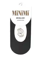 Черный подследники MiNiMi женские BELL LIGHT, тонкие, легкие, из хлопка