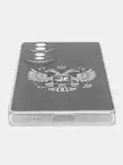Приглушённый хаки силиконовый чехол на Honor 70 / Хонор 70 прозрачный, с рисунком, защита камеры