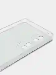 Приглушённый хаки силиконовый чехол на Honor 70 / Хонор 70 прозрачный, с рисунком, защита камеры